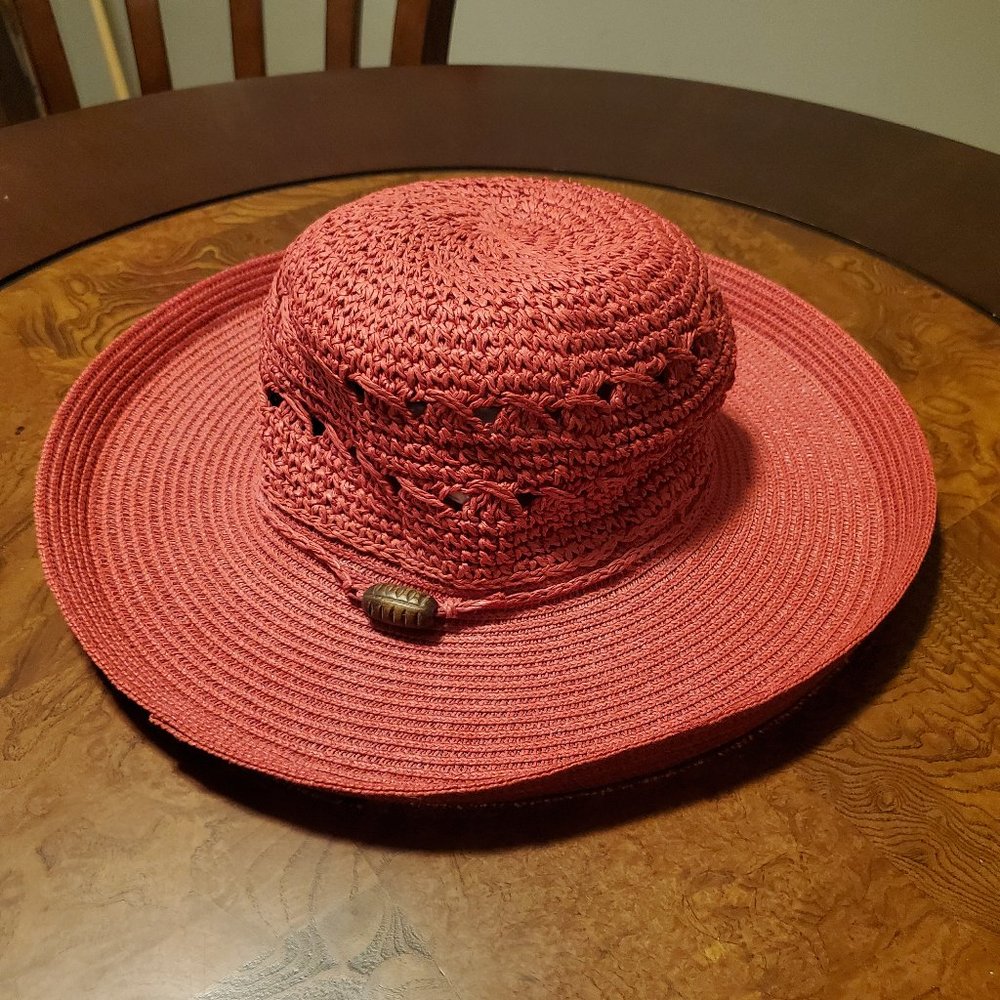 Red Hat with Wide Brim